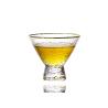 Buy cheap Hammered Texture Hand Blown Gold Rim Martini Glasses , Stemless 5 Ounce Martini Glasses from wholesalers