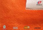 Vintage Sofa Velvet Upholstery Fabric Mricrofiber Velboa Bonded TC Material