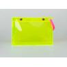 Buy cheap Candy Color PVC Toiletry Bag , Frosted Pink Christmas Gift Bag from wholesalers