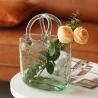 Buy cheap Clear Polished Baskets Hand Blown Decorative Glass Vases from wholesalers