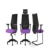 Buy cheap Black and Purple new style best home office chair & meeting room from wholesalers