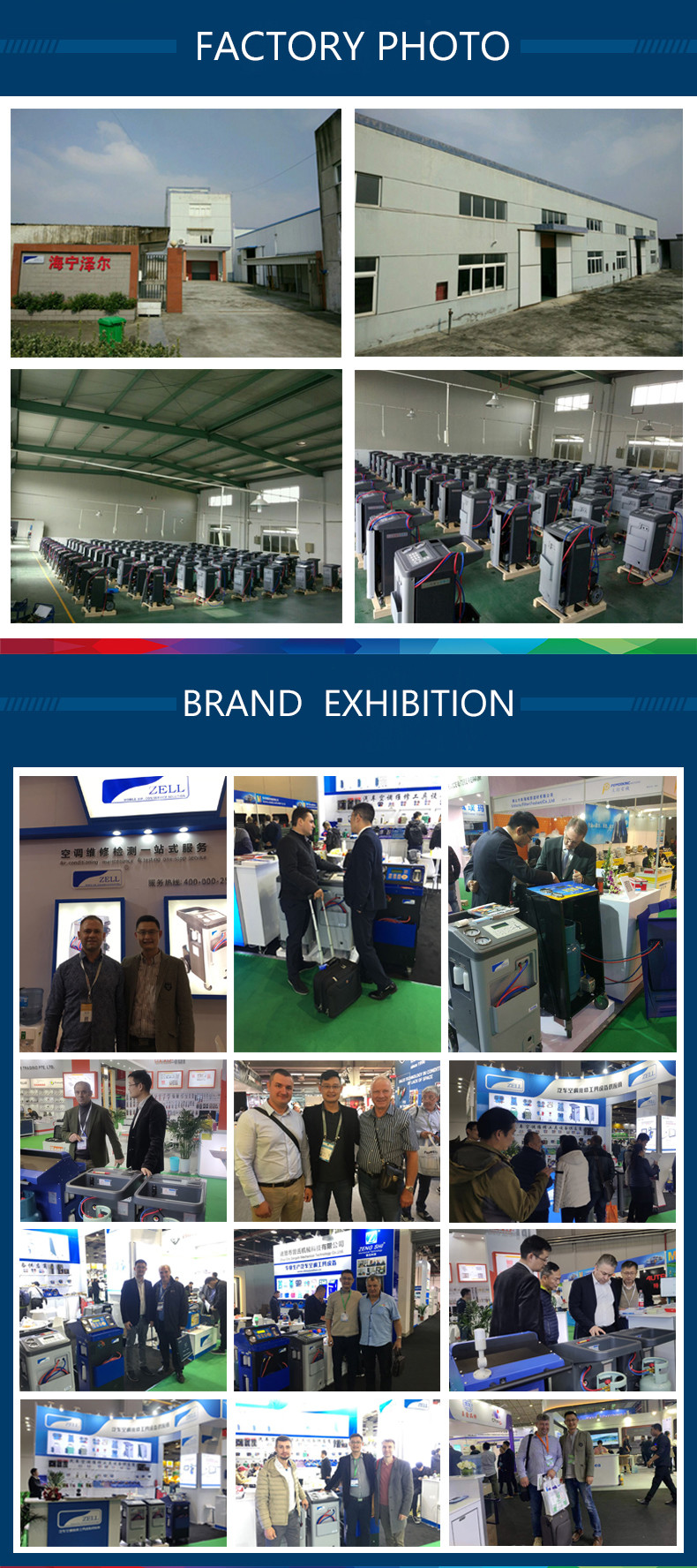 AC4500 Large Gas Refrigerant Charging Machine With Double Charging System