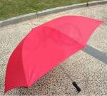 EASY Manual Open Vented Golf Umbrella , Red Telescopic Golf Umbrella Long Ribs