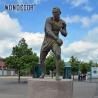 Buy cheap Customized Outdoor Decoration Bronze Boxer Statue Luxury from wholesalers
