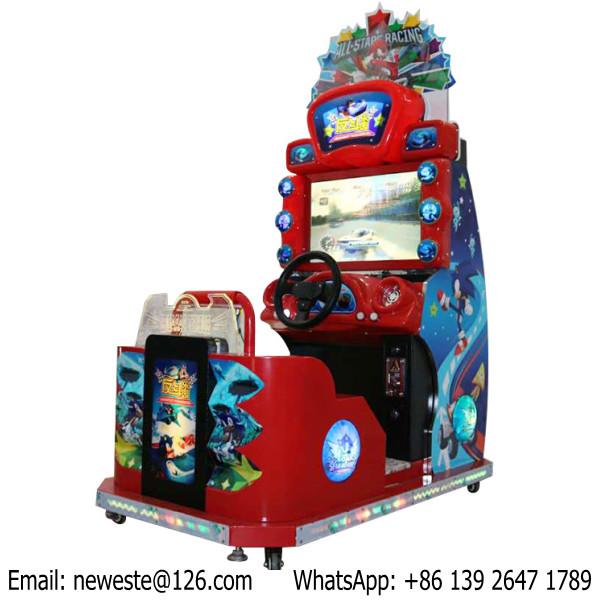 Buy cheap Children Kids Sonic Coin Operated Simulator Driving Car Racing Arcade Game Machine from wholesalers