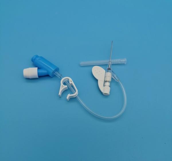 Quality 22G Y Type Disposable Iv Cannula Blue Routine Infusion Positive Pressure For Adults for sale
