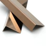 polished stainless steel angle trim brushed L shaped metal trim