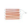 Buy cheap 12V Flexible Silicone Rubber Heating Pad For Hotbed from wholesalers