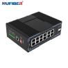 Buy cheap Managed Gigabit Fiber Ethernet Switch 12 UTP Port to 2 SFP Ports Industrial Din Rail Mount Telnet Switch from wholesalers