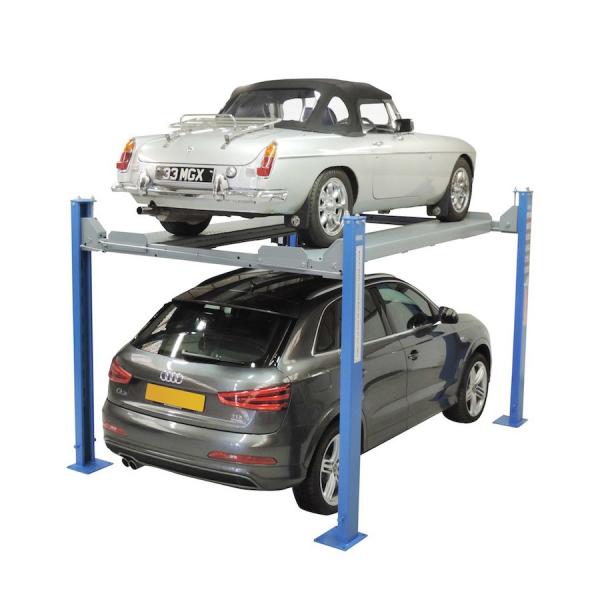 Buy cheap 4 Columns Commercial Parking Lifts 2700kg Independent Car Parking System from wholesalers