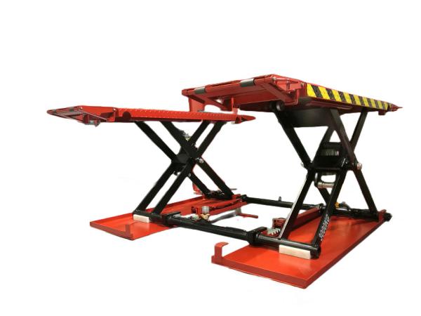 Buy cheap Lift Height 1000mm Q235 Mid Rise Scissor Car Lift 2.2kw from wholesalers