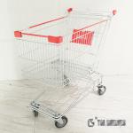 Asian Style 150L Shopping Cart Trolley For Hypermarket