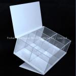 250mm Length 220mm Width Clear Acrylic Storage Box ,Clear Acrylic Jewelry Box