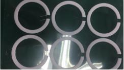 Buy cheap 2.3290g/Cm3 Density White Silicone Rubber Ring 0.05mm Medical Machine Gasket from wholesalers