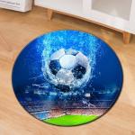 Football Basketball Bedroom Floor Carpets Round Table Chair Mat