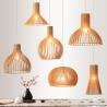 Buy cheap Modern hand made retro wooden pendant lights Japan style Tea Room Secto Octo 4241 Pendant lamp Droplight(WH-WP-41) from wholesalers