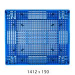 Customized Logo 1400x1200x150mm Heavy Duty Double Sides Plastic Pallets for