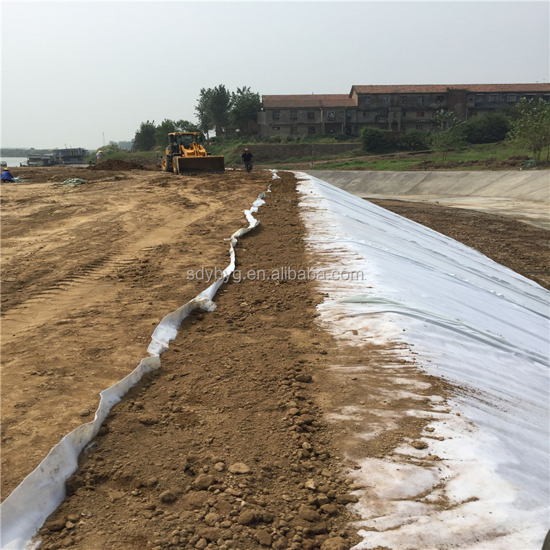 80g/sqm to 1000g/sqm Non-Woven Geotextile for Road and Railway Construction Material