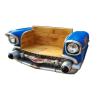 Buy cheap Blue Classic Car Shape Sofa Wooden Seat Chevy Couch Car Trunk Couch from wholesalers