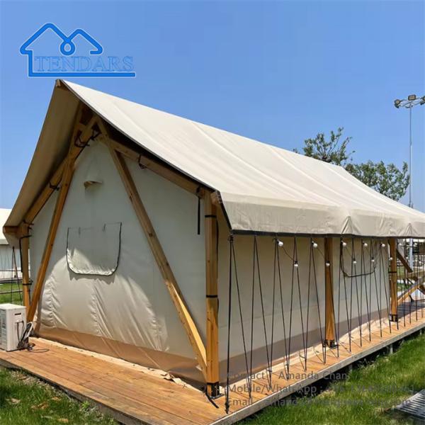 Buy cheap Outdoor Large Project Hotel Tent Waterproof Glamping Luxury Safari Lodge Tent from wholesalers