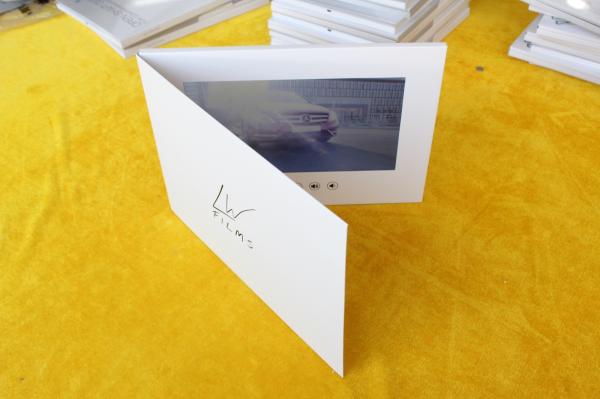 Buy cheap Customizable White Digital Video Greeting Card 10 Inch For Wedding from wholesalers