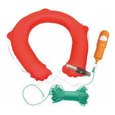 Buy cheap Line Throwing Inflatable Life Buoy Ring Water Safety Inflatable Lifebuoy from wholesalers