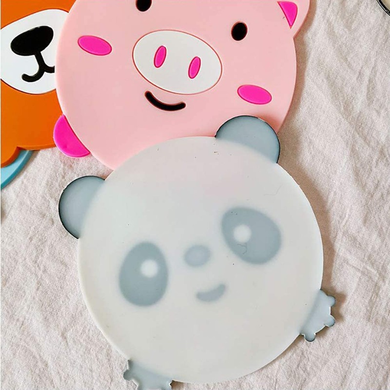 Minglu CM-003 Cute animal Round Drink Coasters Cup Mats Coffee Mug Bar Coasters for for office, restaurant, home, or bars