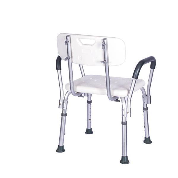 Buy cheap Anti Slip Safest Shower Chair Brushed Aluminum Shower Bench from wholesalers
