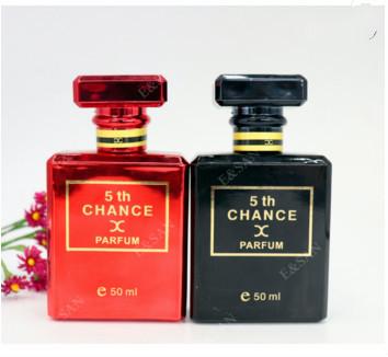 Wholesale printing bottle UV glass perfume bottle with UV plastic cap Glass