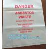 Buy cheap Wholesale Durable Jumbo Disposal Asbestos Waste Plastic Bags, industrial biodegrade dedicated asbestos garbage bags of y from wholesalers