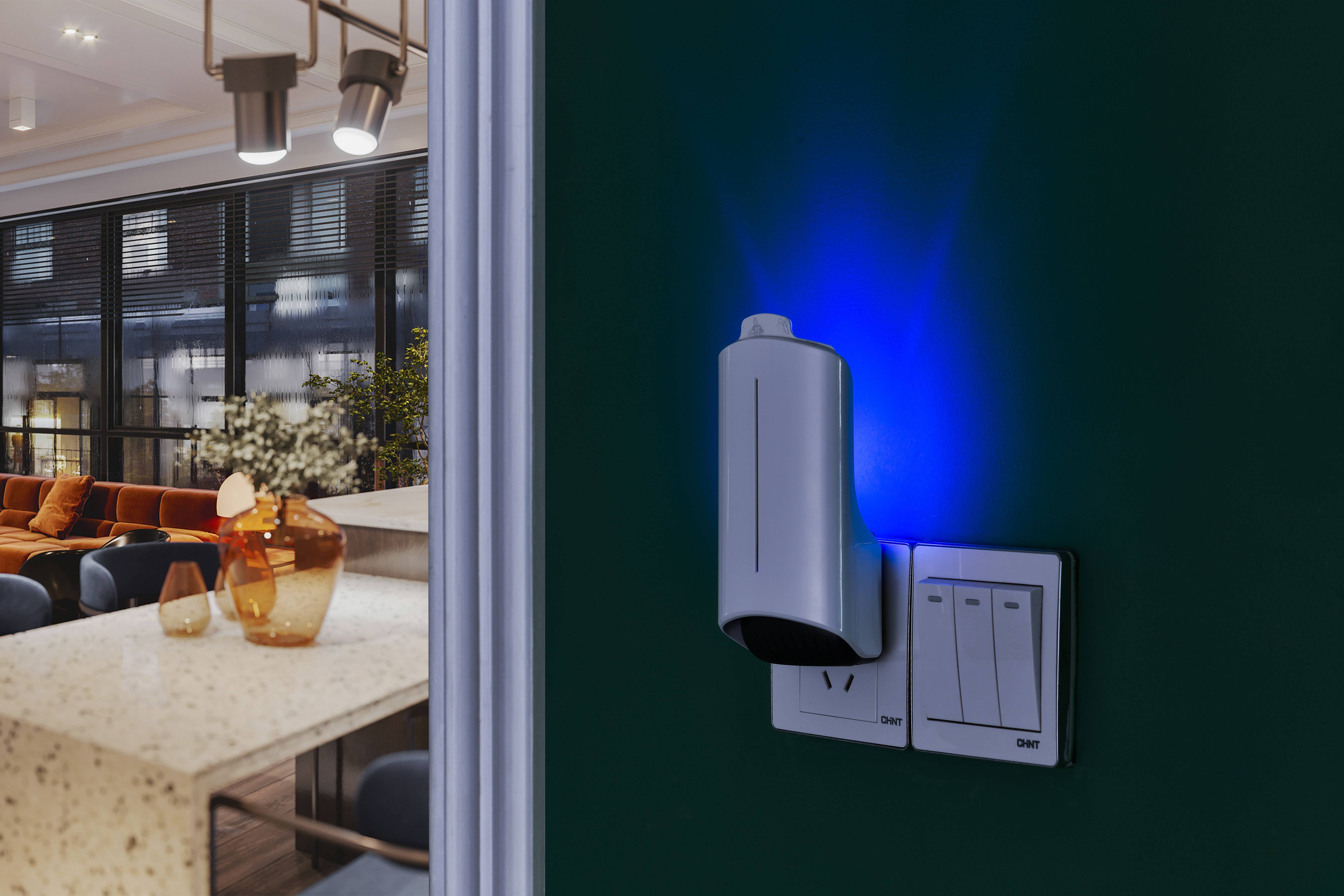Powerful Plug-in Electric Insects Killer Sticky Glue Paper Mosquito Lamp for 20-50 Square Meters