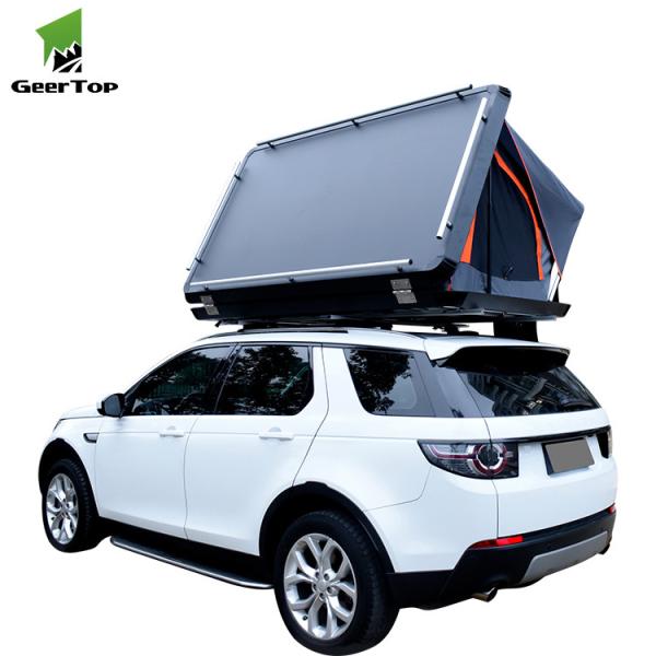 Buy cheap Aluminum Shell PU Coated 300G Canvas Car Rooftop Tents For Camping from wholesalers
