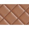 Buy cheap Diamond Pattern High Imitation Leather Wallpaper , Modern Room Wallpaper PVC Material from wholesalers