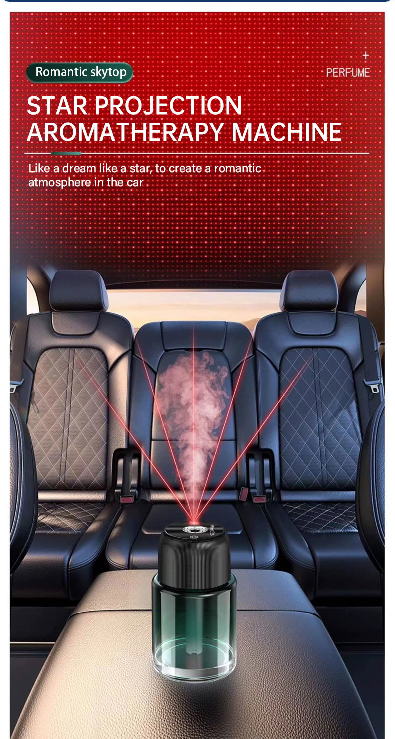 150ml Quiet Black Car Aromatherapy Machine With Essential Oil Compatibility