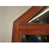 Buy cheap Octagonal Fixed and top hung Artistic Shaped Aluminium Alloy Woodgrain Windows from wholesalers