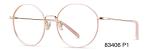 Round Men Women Parim Eyeglasses Frames Big Eye Fashionable Metal Myopic Frames