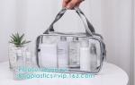 travel carry on airport clear pvc makeup bag, Toiletry Beauty Makeup Cosmetic
