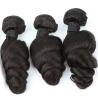 Buy cheap Three Part 100 Peruvian Virgin Remy Hair Loose Wave Weave Natural Color from wholesalers