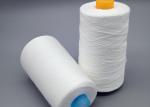 Raw White Polyester Yarn 202 203 For Weaving And Sewing