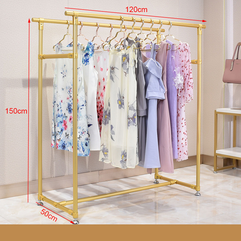 Stable Structure Clothes Laundry Drying Rack Iron Clothing Rack For Shop