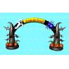 Buy cheap Outdoor Helloween Trick Or Treat Inflatable Pumpkin Arch With Air Blower from wholesalers