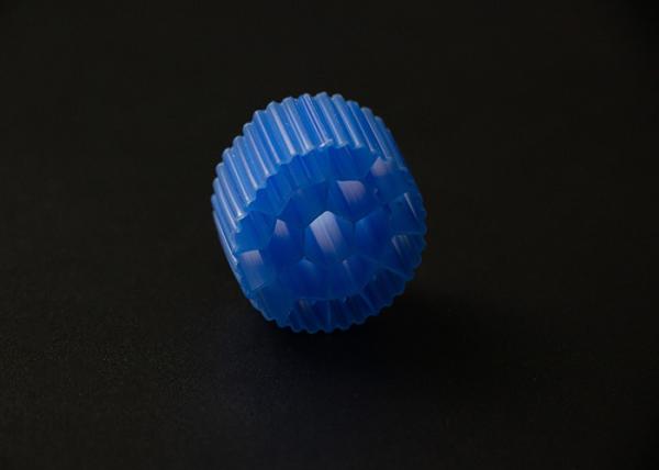 Buy cheap 19 Rooms PE05 HDPE Material MBBR Filter Media Blue Color from wholesalers