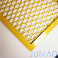 Buy cheap Yellow Architectural Expandable Metal Lath Panels Room Divider product