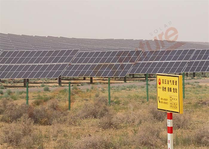 GB 150w Tilted Single Axis Small Solar Tracker Max 60 Degrees Celsius