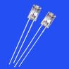 Buy cheap 5mm 1.5Hz 1/12 Duty Cycle Orange Color 600-615nm 600-1200mcd 90deg Flangeless Concave Shape Flashing LED from wholesalers