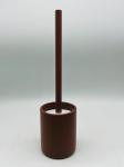 Polyresin Bathroom Accessories Set Classic Round Shape With Matched Color Pump