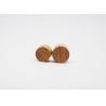 Buy cheap Natural Bamboo Lid Wooden Screw Cap For Cosmetic Packaging Bottle from wholesalers