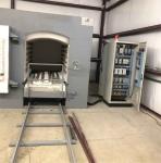 Heat Treating Hot Air Trolley Furnace For Mechanical Parts