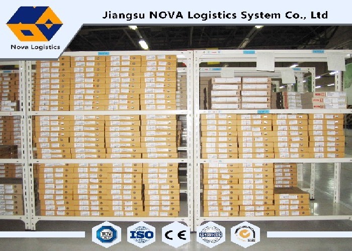 Light Duty Warehouse Pallet Racking , Industrial Metal Storage Shelving
