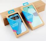 Customized Phone Case Packaging Kraft Paper Box with Clear pvc Window